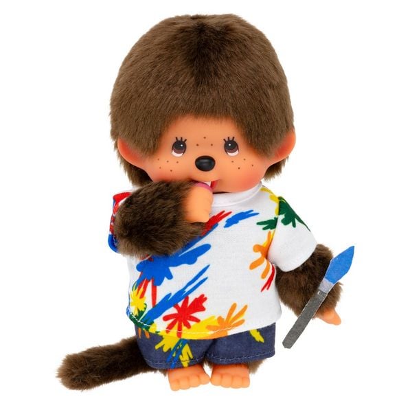 Produktbild: Monchhichi Pl&uuml;schfigur Painting Boy 20cm