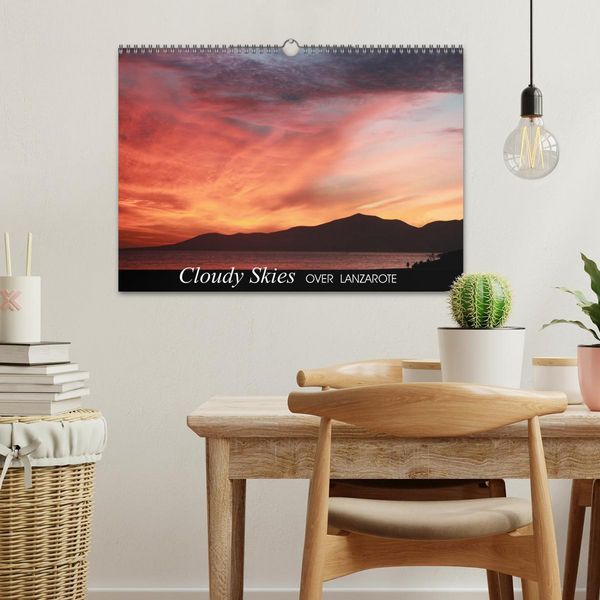 Produktbild: Cloudy skies over Lanzarote (Wall Calendar 2026 DIN A3 landscape), CALVENDO 12 Month Wall Calendar