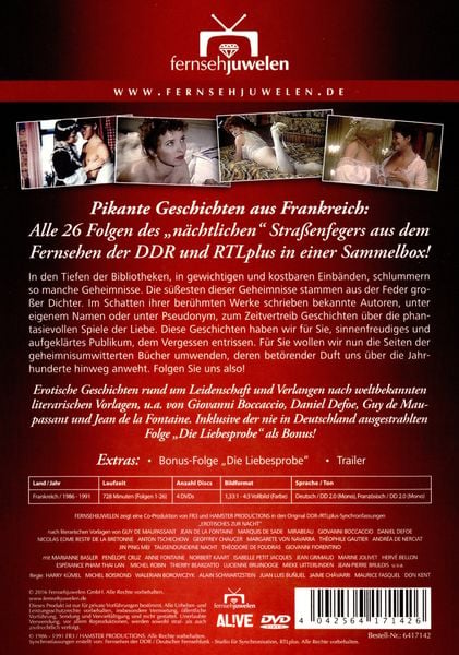 Produktbild: Erotisches zur Nacht - Die komplette S&eacute;rie Rose [4 DVDs]