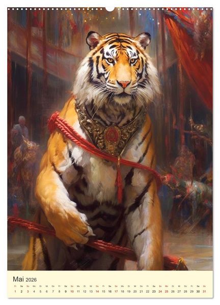 Produktbild: Zirkus. Manege frei! Willkommen im nostalgischen Wunderland (hochwertiger Premium Wandkalender 2026 DIN A2 hoch), Kunstdruck in Hochglanz