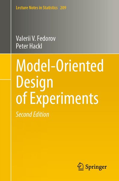 Produktbild: Model-Oriented Design of Experiments