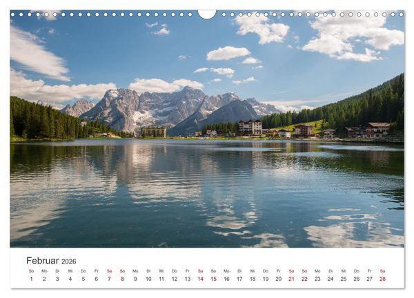 Produktbild: Ein Spaziergang in den Dolomiten (Wandkalender 2026 DIN A3 quer), CALVENDO Monatskalender