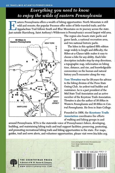 Produktbild: Explorer's Guide 50 Hikes in Eastern Pennsylvania