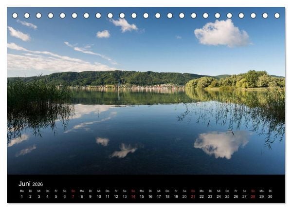 Produktbild: Bodensee - Uferlandschaften im sch&ouml;nsten Licht 2026 (Tischkalender 2026 DIN A5 quer), CALVENDO Monatskalender