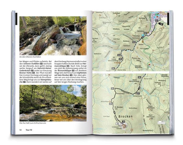 Produktbild: KOMPASS Wanderf&uuml;hrer Harz, 60 Touren mit Extra-Tourenkarte