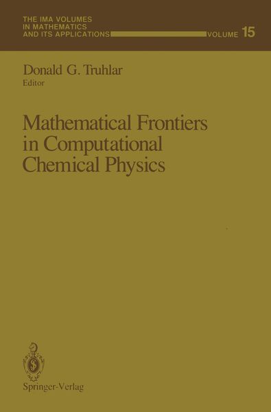 Produktbild: Mathematical Frontiers in Computational Chemical Physics