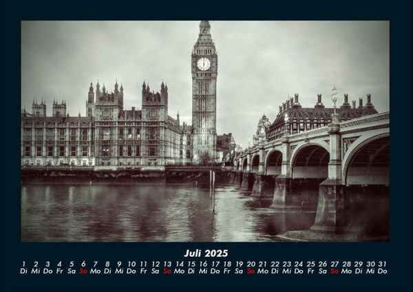 Produktbild: London 2025 Fotokalender DIN A4