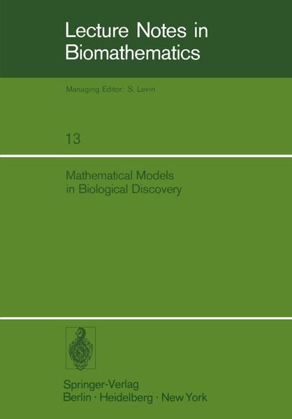 Produktbild: Mathematical Models in Biological Discovery