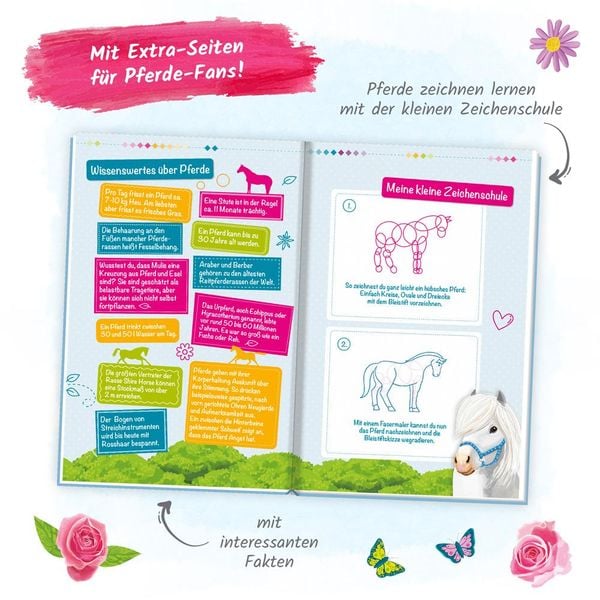 Produktbild: Tr&ouml;tsch Mein Freundealbum Meine bunte Pferdewelt