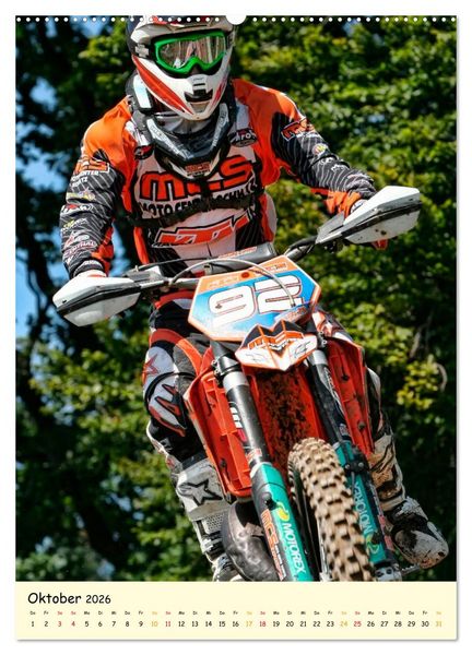 Produktbild: Motocross - einfach cool (Wandkalender 2026 DIN A2 hoch), CALVENDO Monatskalender