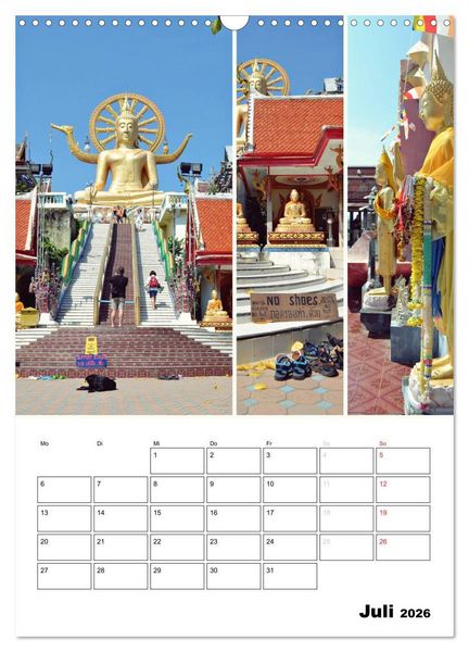 Produktbild: Das bunte Leben in Thailand (Wandkalender 2026 DIN A3 hoch), CALVENDO Monatskalender