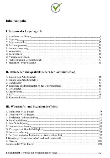 Produktbild: Top-Pr&uuml;fung Fachkraft f&uuml;r Lagerlogistik - 400 &Uuml;bungsaufgaben f&uuml;r die Abschlusspr&uuml;fung