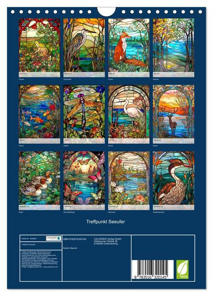 Produktbild: Treffpunkt Seeufer (Wandkalender 2026 DIN A4 hoch), CALVENDO Monatskalender