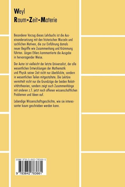Produktbild: Raum, Zeit, Materie