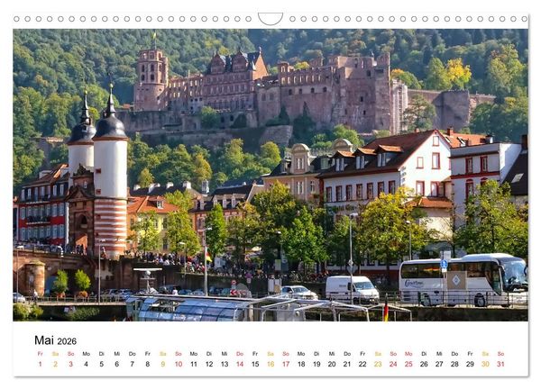Produktbild: Deutschland - traumhafte Sehensw&uuml;rdigkeiten (Wandkalender 2026 DIN A3 quer), CALVENDO Monatskalender