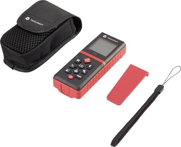 Produktbild: TOOLCRAFT LDM X40 Laser-Entfernungsmesser 40m