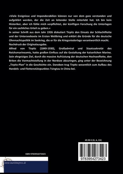 Produktbild: Politische Dokumente: Deutsche Ohnmachtspolitik im Weltkriege