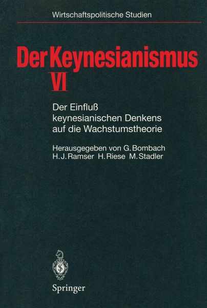Produktbild: Der Keynesianismus VI
