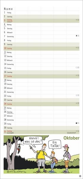 Produktbild: Peter Butschkow: Familienplaner 2027
