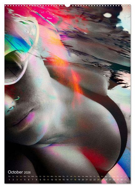 Produktbild: A SWIMMER'S HEART (High Quality Premium Wall Calendar 2026 DIN A2 portrait),CALVENDO 12 Month Wall Calendar