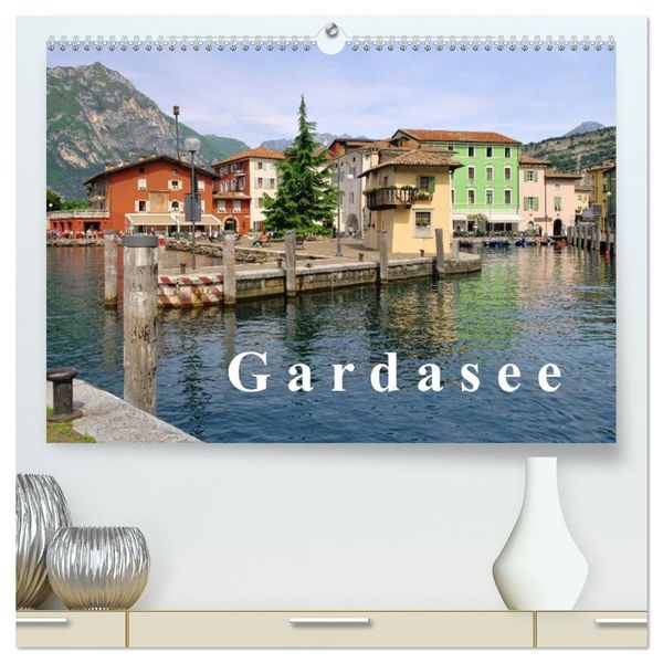 Produktbild: Gardasee (hochwertiger Premium Wandkalender 2026 DIN A2 quer), Kunstdruck in Hochglanz