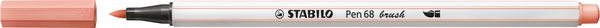Produktbild: STABILO Premium-Filzstift mit Pinselspitze f&uuml;r variable Strichst&auml;rken -   Pen 68 brush - Einzelstift - apricot