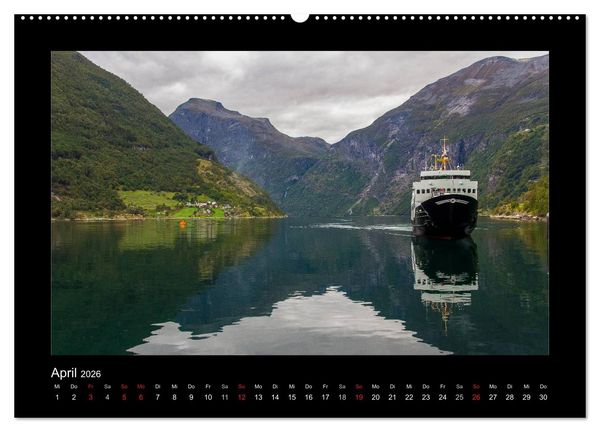 Produktbild: Traumhaftes Skandinavien (Wandkalender 2026 DIN A2 quer), CALVENDO Monatskalender