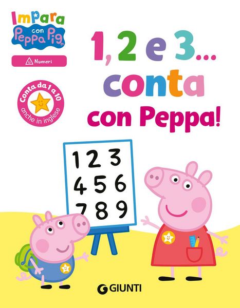 Produktbild: 1, 2 e 3... Conta con Peppa! Impara con Peppa Pig