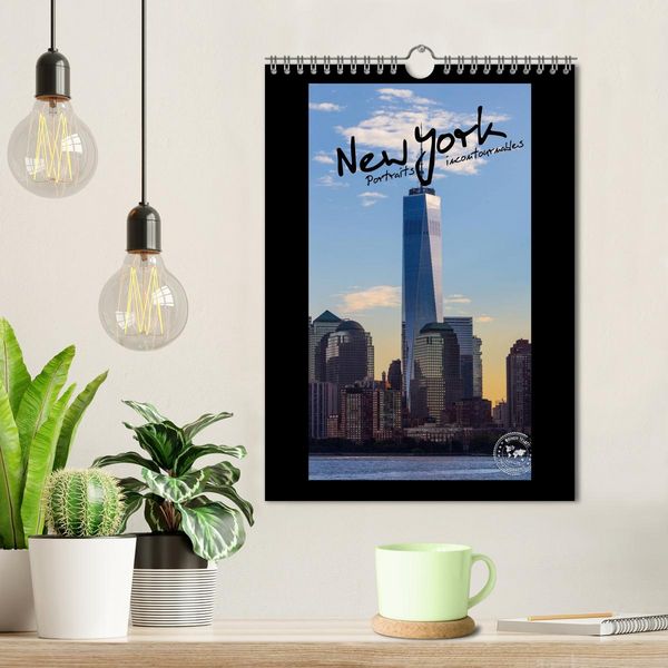 Produktbild: New York &ndash; Portraits incontournables (Calendrier mural 2026 DIN A4 horizontal), CALVENDO calendrier mensuel