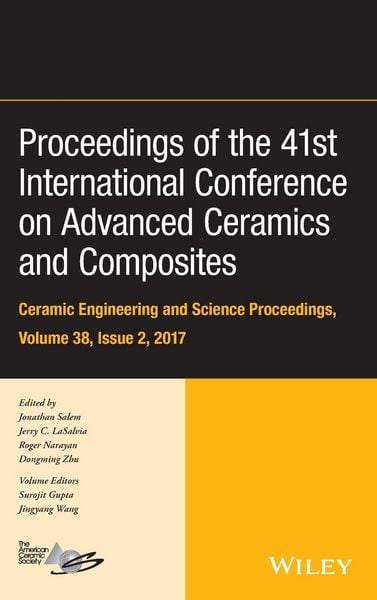 Produktbild: Proceedings of the 41st International Conference on Advanced Ceramics and Composites, Volume 38, Issue 2