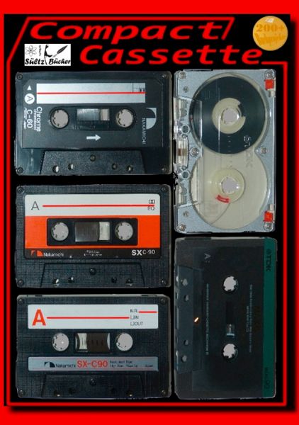 Produktbild: Compact Cassette - Meine Kassettensammlung - Sammelbuch/Notizbuch f&uuml;r Compact-Cassetten und MusiCassetten