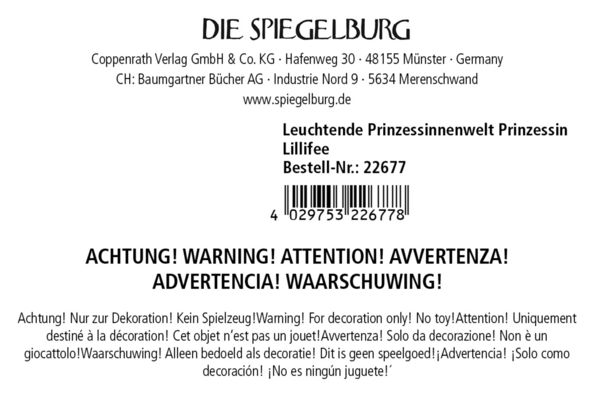 Produktbild: Leuchtende Prinzessinnenwelt - Prinzessin Lillifee