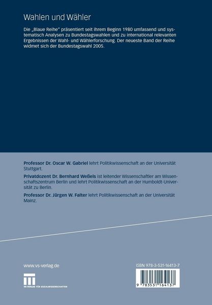 Produktbild: Wahlen und W&auml;hler