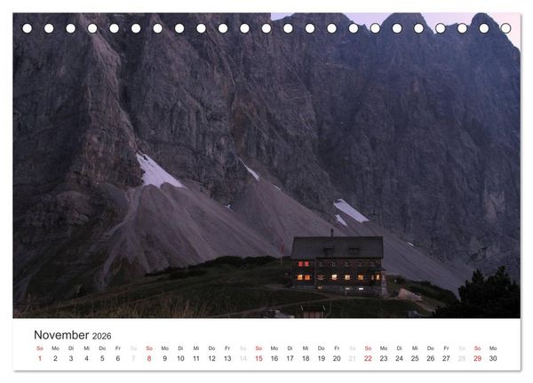Produktbild: Bergwelten - Vom Voralpenland zu den Zentralalpen (Tischkalender 2026 DIN A5 quer), CALVENDO Monatskalender