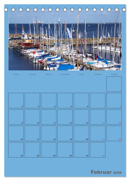 Produktbild: Rund um die Kieler F&ouml;rde / Planer (Tischkalender 2026 DIN A5 hoch), CALVENDO Monatskalender