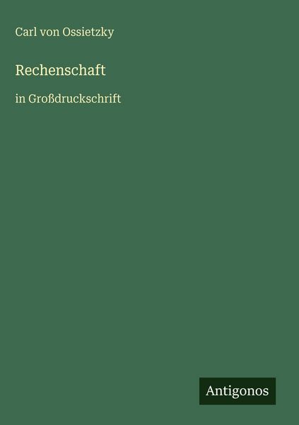 Produktbild: Rechenschaft