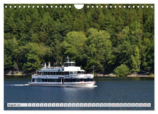 Produktbild: Rurberg und Woffelsbach - Leben wo andere Urlaub machen, in der Eifel (Wandkalender 2026 DIN A4 quer), CALVENDO Monatskalender