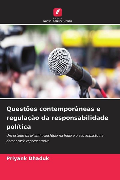 Produktbild: Quest&otilde;es contempor&acirc;neas e regula&ccedil;&atilde;o da responsabilidade pol&iacute;tica
