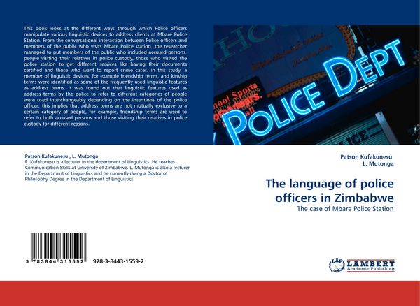 Produktbild: The language of police officers in Zimbabwe