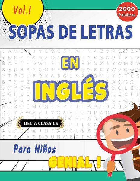 Produktbild: Sopa De Letras En Ingl&eacute;s Para Ni&ntilde;os - Genial! Vol.1 - Delta Classics