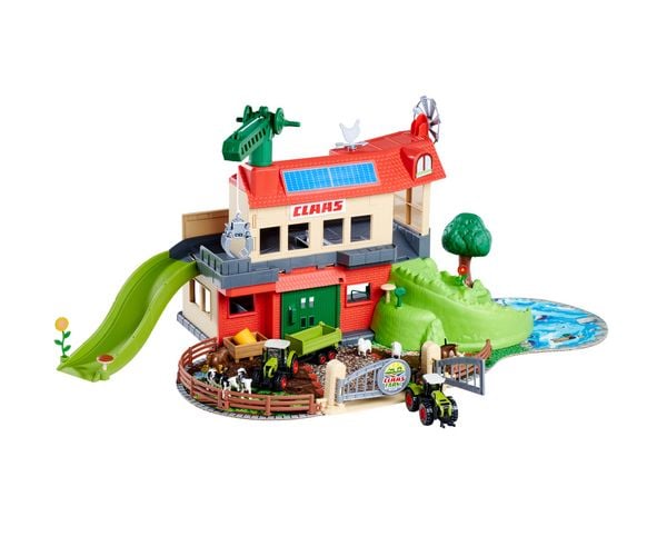Produktbild: Majorette Claas Farmyard + 3 Vehicles Bauernhof-Station