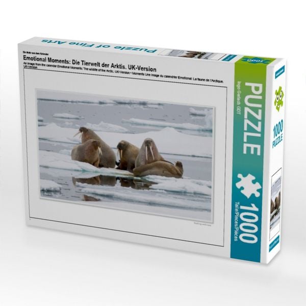 CALVENDO Puzzle Ein Motiv aus dem Kalender Emotional Moments: Die Tierwelt der Arktis. UK-Version | 1000 Teile Lege-Größe 64x48cm Foto-Puzzle für glückliche Stunden