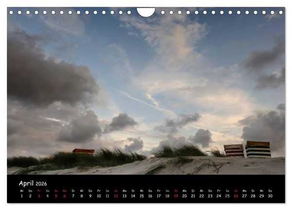 Produktbild: Strandimpressionen von der Nordsee (Wandkalender 2026 DIN A4 quer), CALVENDO Monatskalender