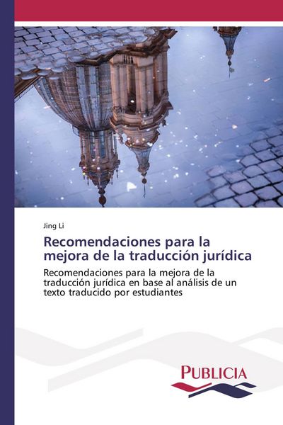 Produktbild: Recomendaciones para la mejora de la traducci&oacute;n jur&iacute;dica
