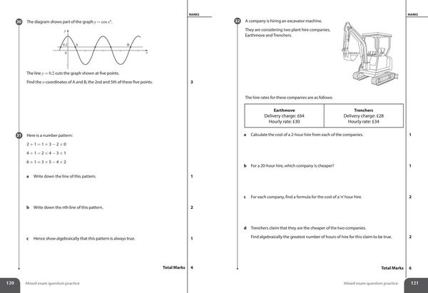 Produktbild: LECKIE N5 MATHS PRACTICE WB