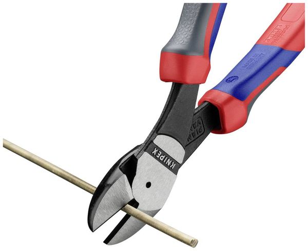 Produktbild: Knipex 74 22 200 Werkstatt Kraft-Seitenschneider mit Facette 200mm