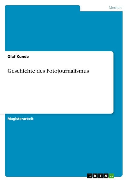 Produktbild: Geschichte des Fotojournalismus