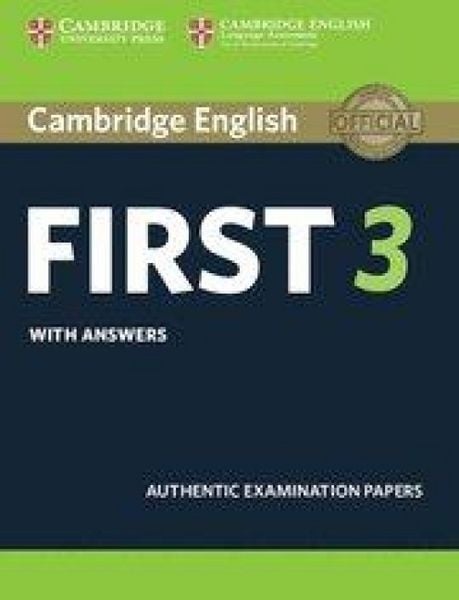 Produktbild: Cambridge English First 3 Student's Book with Answers
