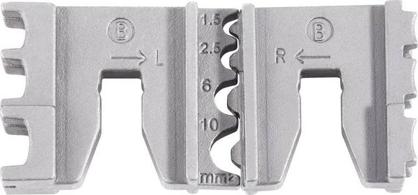 Produktbild: TOOLCRAFT 2-i-1 818644 Crimpzange Isolierte Flachstecker, Kabelschuhe, Sto&szlig;verbinder 0.5 bis 10 mm&sup2;