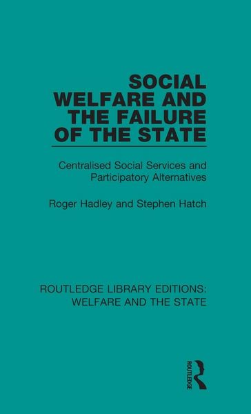 Produktbild: Social Welfare and the Failure of the State